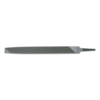 Lathe Long-Angle Bastard-Cut File, 12 in L, Single-Cut