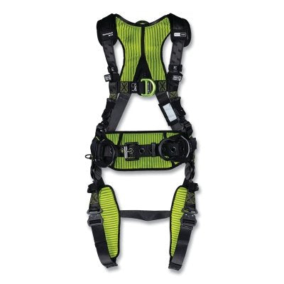 H700 Full Body Harness, Back/Front/Side D-Rings, Universal, QC Chest/Leg Buckles, CC3