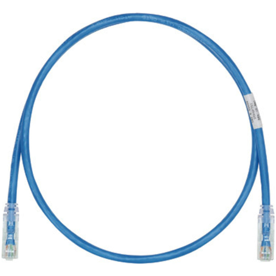 PanNet Cat 6, 24 AWG U/UTP, Snagless, Stranded, RJ-45 Male to RJ-45 Male, Copper Patch Cord with Modular Plug 70 ft., Blue