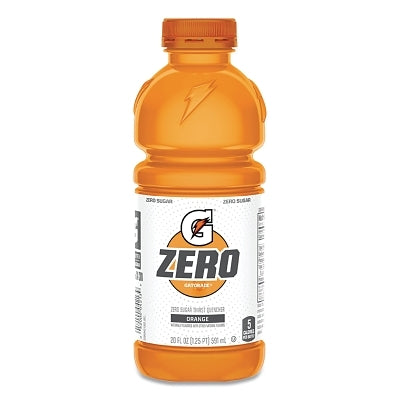 G Zero Sugar Ready-to-Drink Thirst Quencher, 20 oz, Bottle, Orange