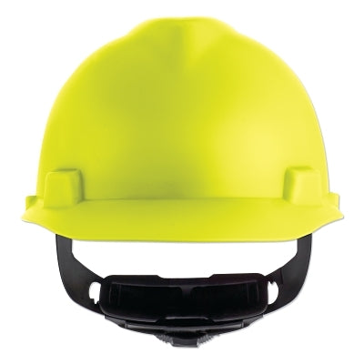 V-Gard Cap-Style Hard Hat with Fas-Trac III Suspension, Matte, Hi-Viz Yellow