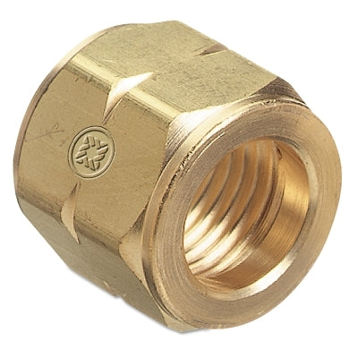 Hose Nut, 200 psig, Brass, D-Size, Oxygen