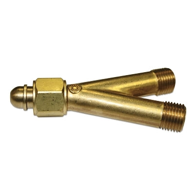 Y Connection, 200 psi, Brass, B-Size (F) to B-Size (M), 9/16 in-18 (F)