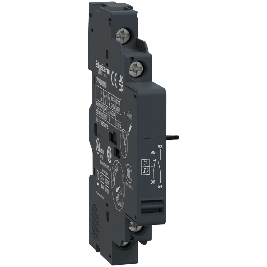 TeSys Deca - Auxiliary contact - 1 NO   1 NC (fault)