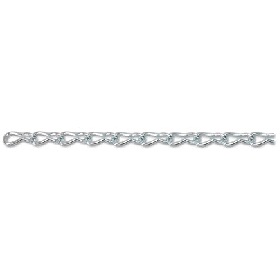 Jack Chain, Size Trade Size 14, 16 lb Working Load Limit, Zinc Plated