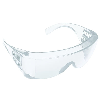 Norton 180° Safety Glasses, Clear Lens, Anti-Scratch/Anti-Static/UV, Clear Frame