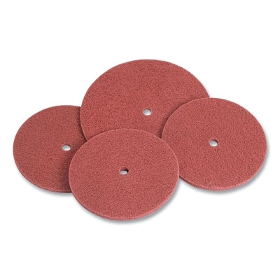 3M 051115-32516 Buff and Blend HP Disc, 6 in x 1/2 in, Very Fine, Aluminum Oxide, 3600 rpm, Red