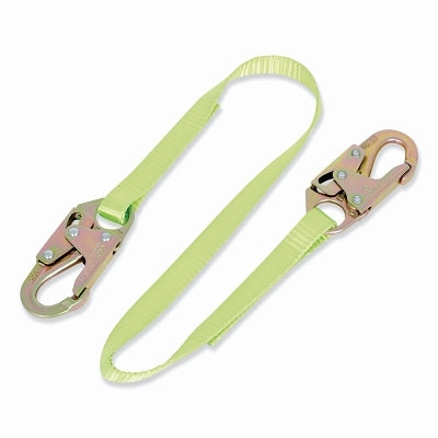 Restraint Lanyard, 6 ft, Steel Snap Hook, 310 lb, Steel Snap Hook, 1