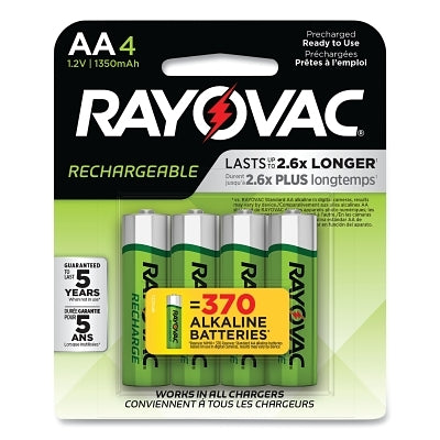 Platinum Pre-Charged Rechargeable Batteries, NiMH, AA