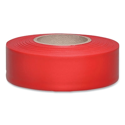 Taffeta Flagging Tape, 1-3/16 in x 300 ft, Red
