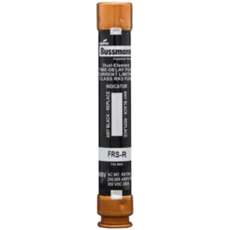 FRS-R-ID Series, Time Delay Fuse, 10A, 300V dc/600V ac, Indicating, Class RK5, Fiberglass, Cylindrical, 5 L x 13/16 in. Dia.