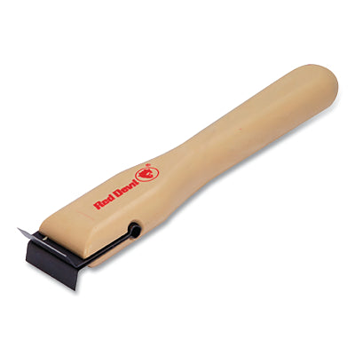 Double-Edge Plastic Wood Scraper, 7-1/4 in L, 1-1/2 in W, 2-Edge