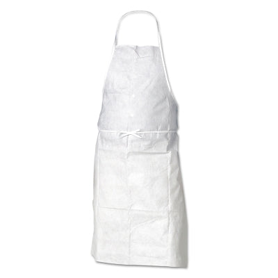 A10 Light Duty Apron, 28 in W x 36 in L, Polypropylene, White