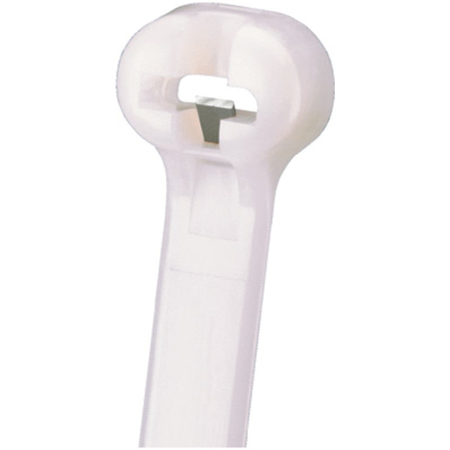 Dome-Top Barb-Ty Cable Ties, Natural Nylon, 6.10 L x 0.141 in. W