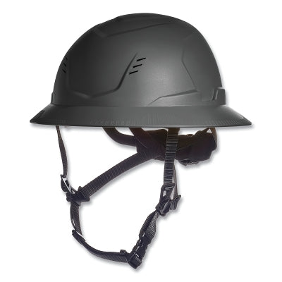 V-Gard H2 Safety Helmet, Type II, Full Brim, Rachet Suspension, Vented, Mips System, Black