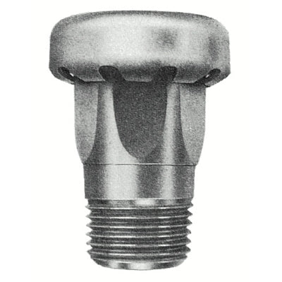 Air Vent Fitting, Straight, 1-1/2 in L, 3/8 in (PTF)