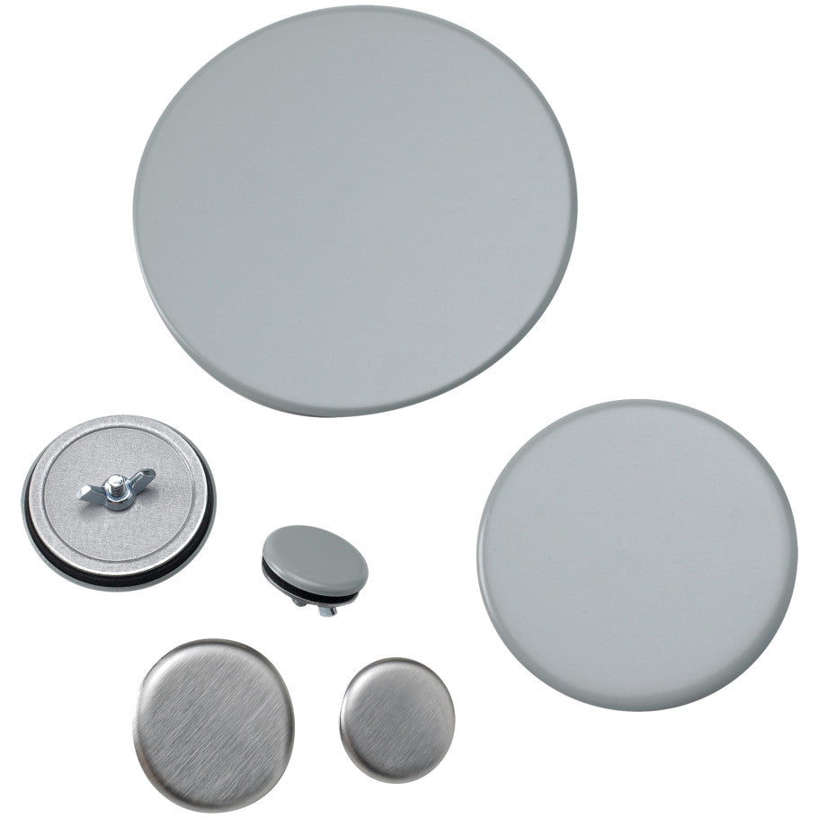 Hol-Sealers Hole Seal, 3 pc. Gasketed, Stainless Steel, 1-1/2 in.