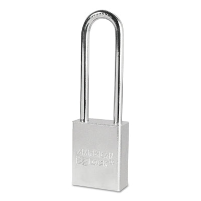 Steel Padlocks (Square Bodied), 1/4 in Diam., 3 in Long