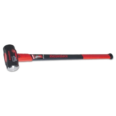 Sledge Hammers, 6 lb, 34 1/4 in Fiberglass Handle