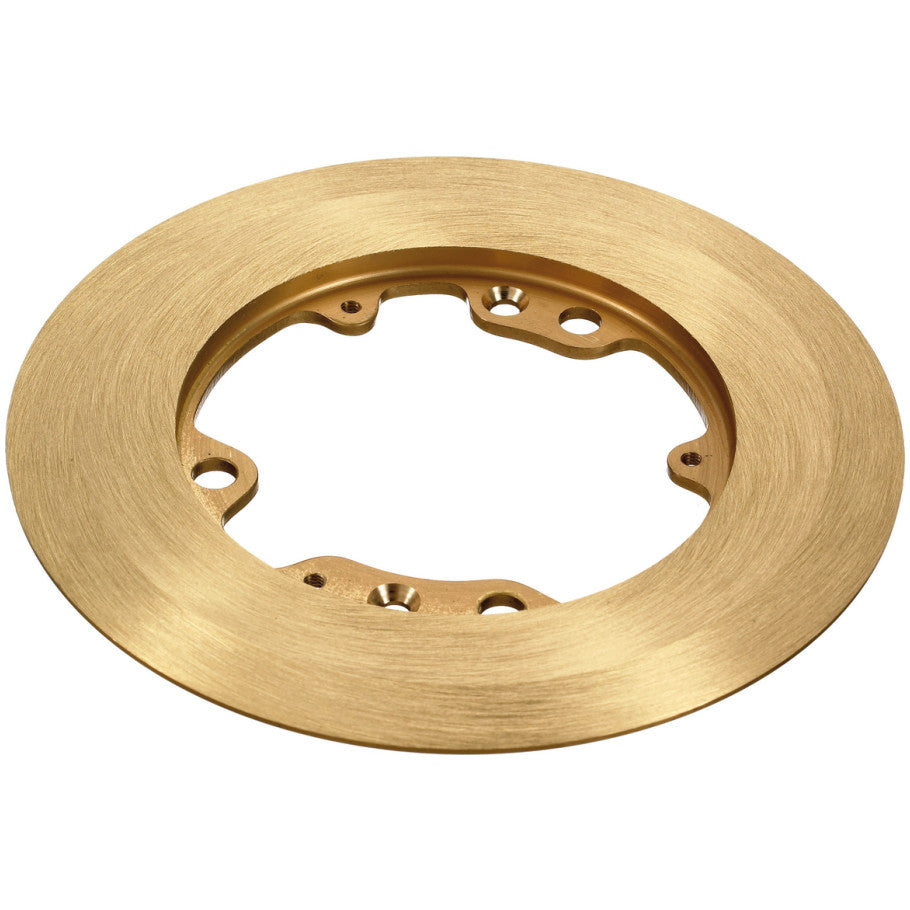 Carpet Flange, Floor Boxes, Round, 6.25 in. Diameter, Brass