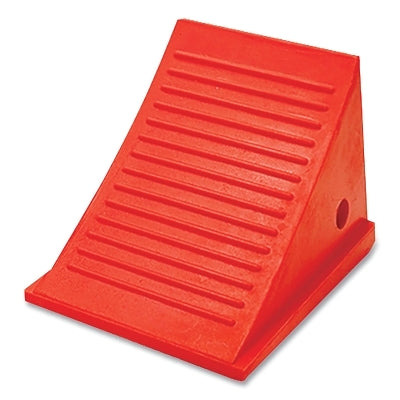 General Purpose Utility Wheel Chock, 50000 lb Load Capacity, 32 in to 46 in Tires, Orange