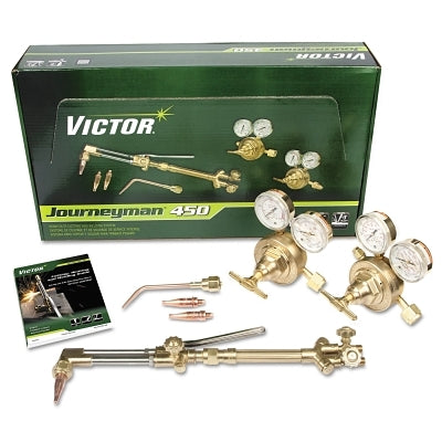 Journeyman 450 Heavy Duty Cutting and Welding System, 2 in, Oxygen, Acetylene