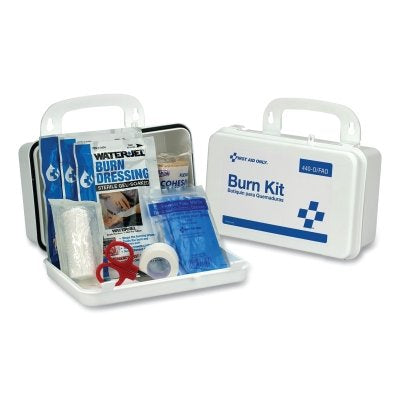 Burn Care Kit, Plastic Case, 1 to 24 person