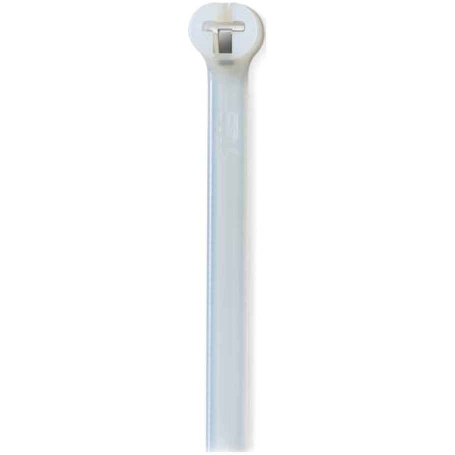 Ty Rap Cable Tie, Stainless Steel Locking Device, 14.20 L x 0.19 in. W, Natural