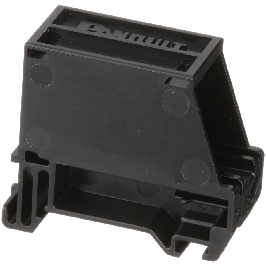 IndustrialNet, Rail Mount Adapter, 1-Port, Plastic, Black