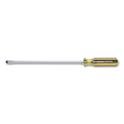 100 Plus Square Blade Standard Tip Screwdriver, 3/8 in tip, 17 in L