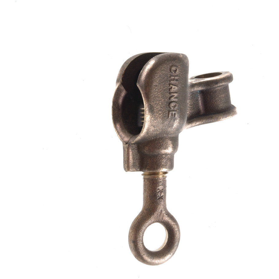 CHANCE Ball Socket Grounding Clamp, Bronze