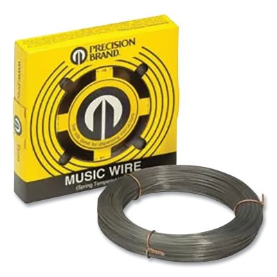 Music Wire, Round, 0.024 in Wire dia, +/-0.0004 in, Approximate 651 ft per lb, 1/4 lb Coil