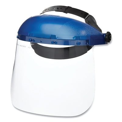 390 Series Single Crown, Window and Ratcheting Headgear, Clear, 12 in L x 7 in H
