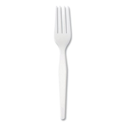 FH217 Plastic Heavyweight Fork, White, Plastic