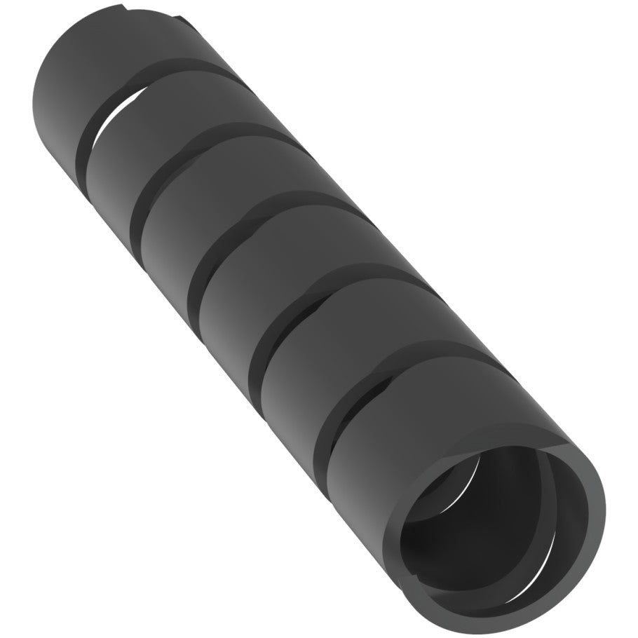 T50F-C0 Spiral Wrap, Black, UV PE, 0.375" Min Dia., 100' Roll, PK1