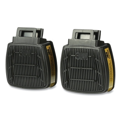 3M D8006 Secure Click HF-800 Series Cartridge/Filter, Multi-Gas/Vapor Cartridge, Black/Olive