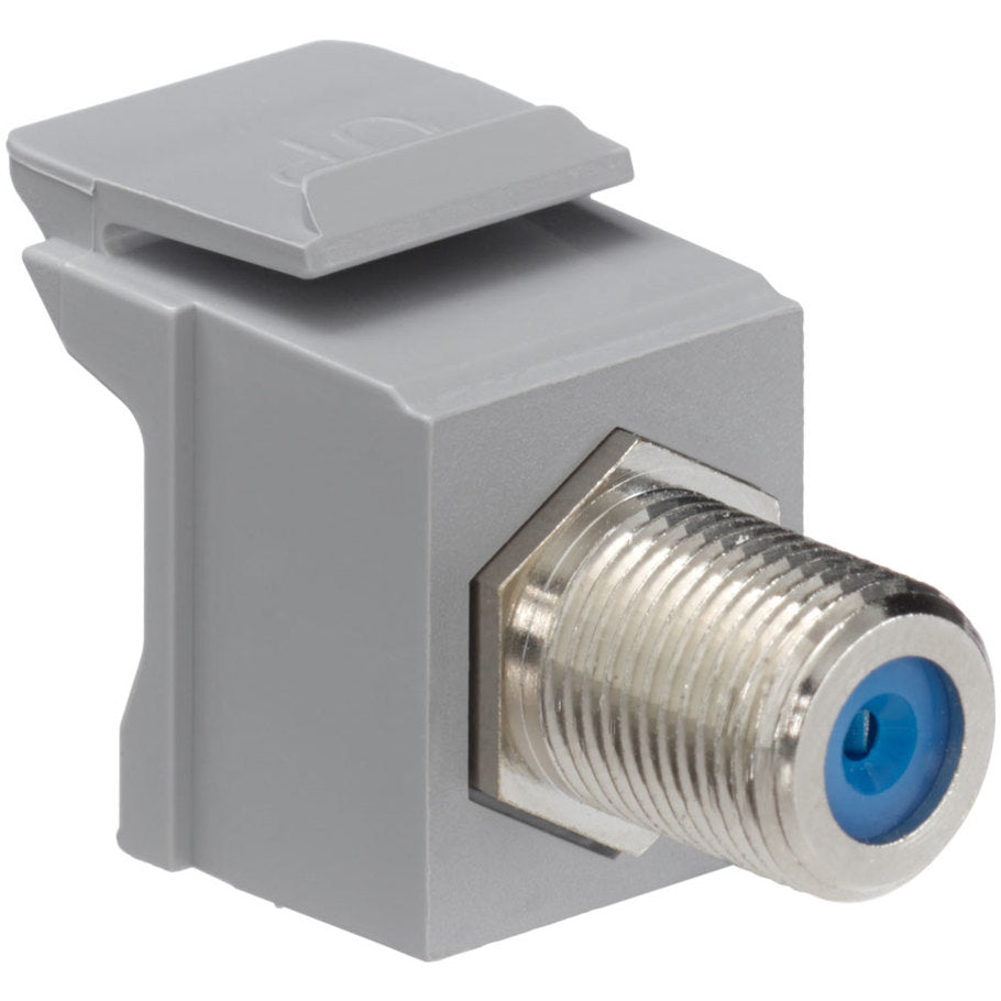 QuickPort Feedthrough F-Connectors, Gray