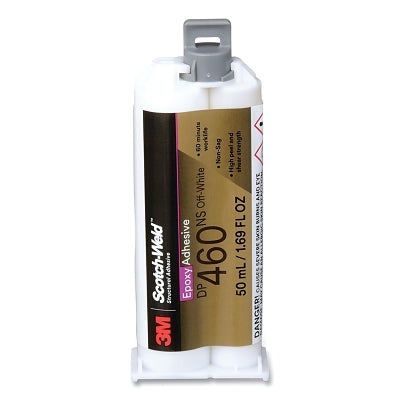3M 638060-08968 Scotch-Weld Epoxy Adhesive, DP460NS, 50 ml, Duo-Pak, Off-White