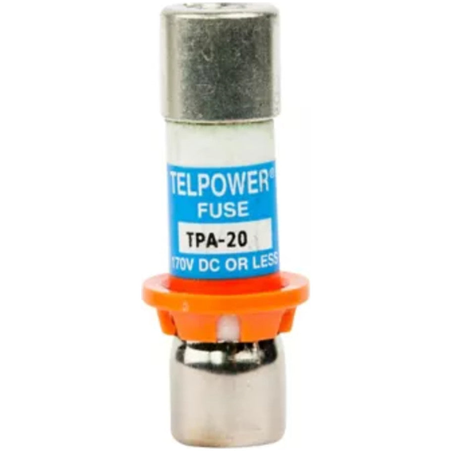 Telpower TPA Series DC Power Distribution Fuse, Glass Tube, 20A, 170V dc