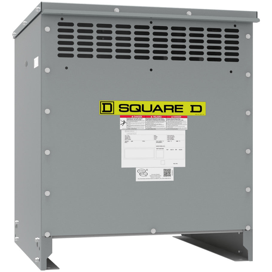EXN Low Voltage Distribution Transformer, 3-Phase, Copper, 480V Delta, 208Y/120V, 60 Hz, 45 kVA, 29.33 H x 25.51 W x 25.94 D in.