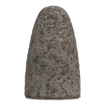 Type 16 Gemini Cone, 2 3/4 in D, 3 1/2in Thick, 5/8-11 Arbor, 24 Grit Alum Oxide