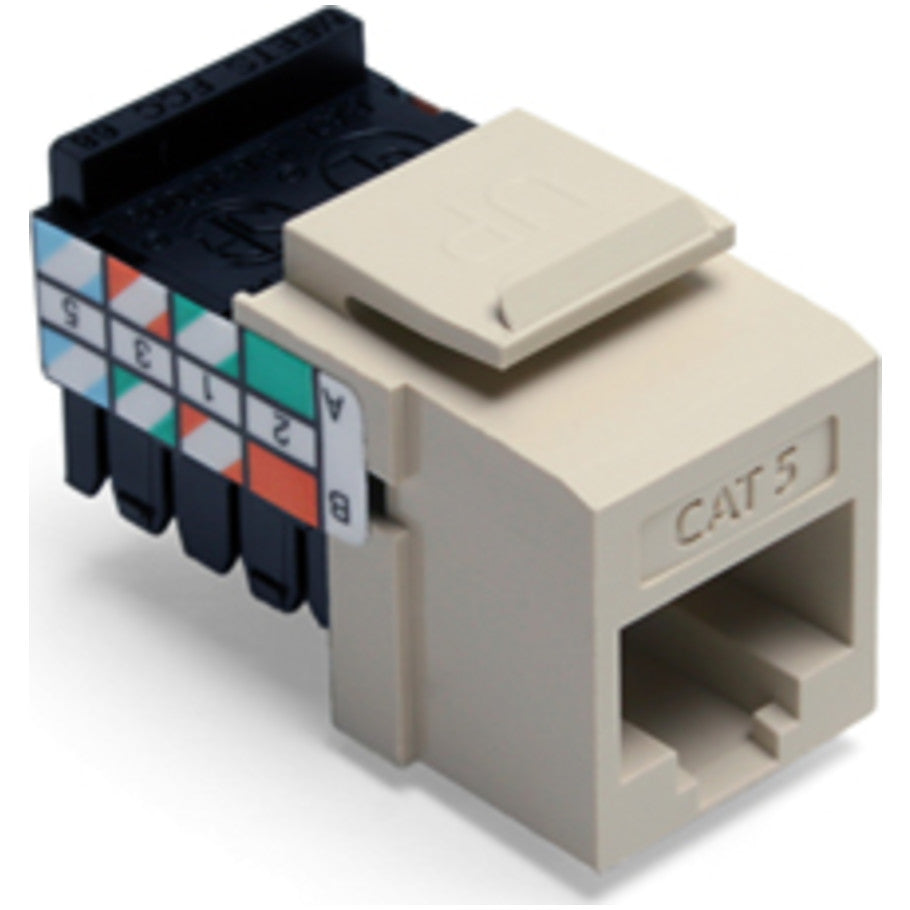 QuickPort Cat 5 UTP Connector, Ivory