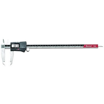 EC799 Series Electronic Caliper, 0 to 12 in Range, Stainless Steel, 0.0005 in Resolution