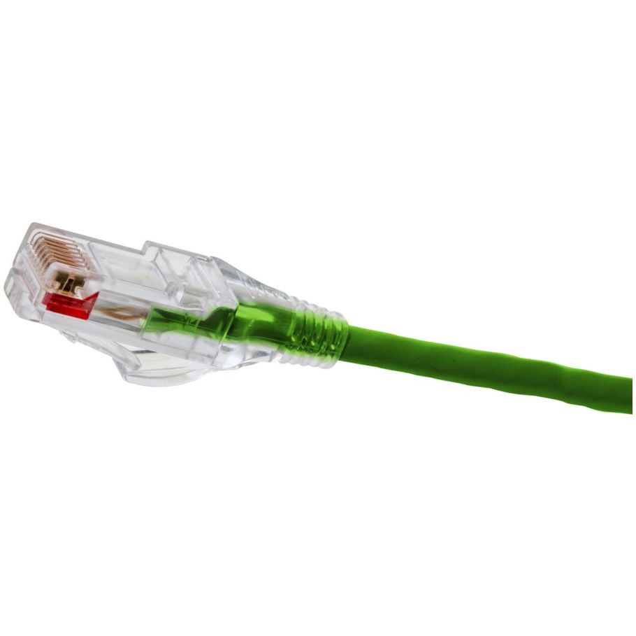 NEXTSPEED, Patch Cord, PVC, Green, Cat 6, 1 Ft. L, Non-Shielded, RJ-45