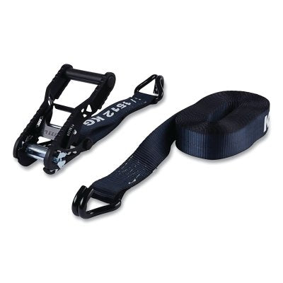 Extreme Webbing Combat Ratchet Tie-Down, 27 ft x 2 in, J-Hooks