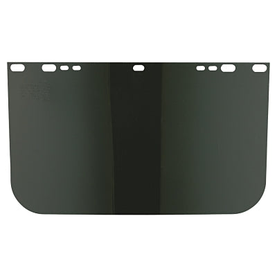 Visor, Dark Green, Unbound, 15-1/2 in L x 9 in H, for Jackson Safety Head Gear/Cap Adaptors