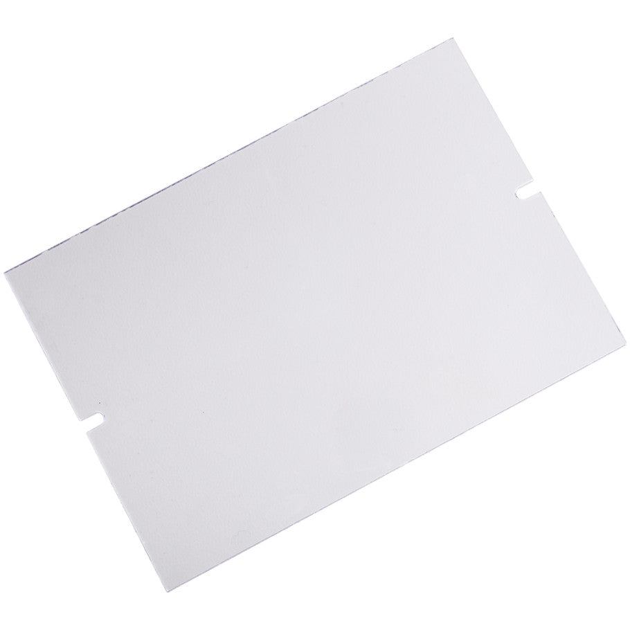Power Distribution Block Cover, Plastic, Clear, 4.84 W x 3.38 H x 0.06 D in.