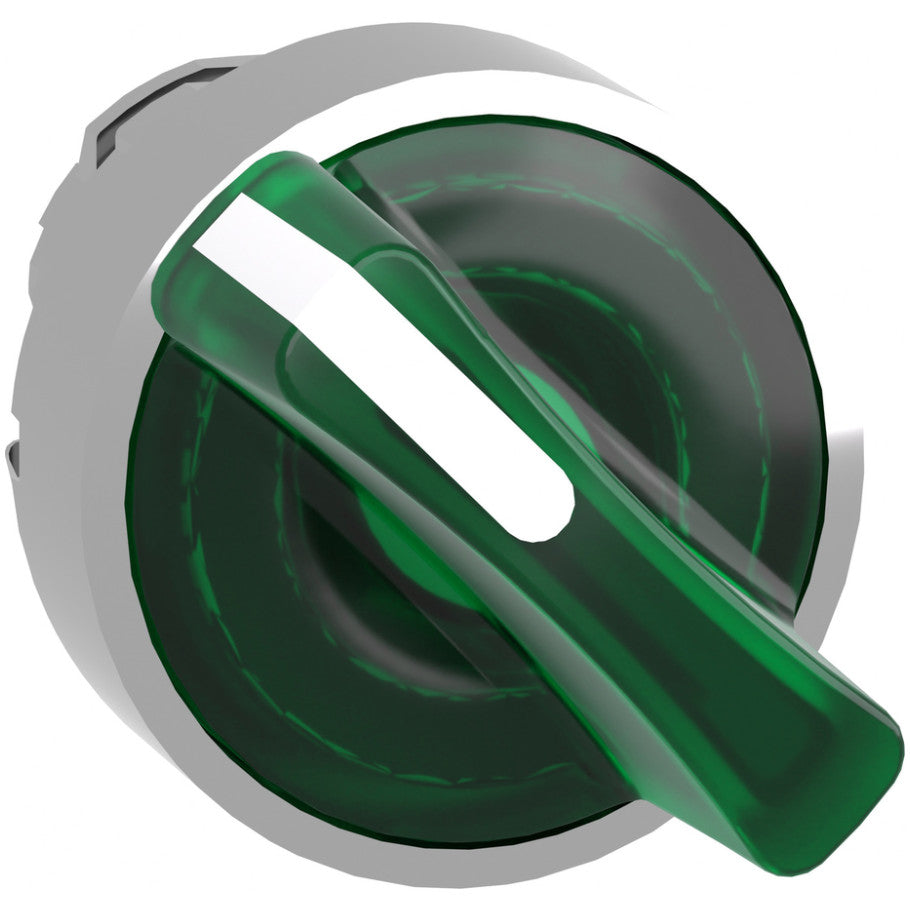 Illuminated Green 2-Position Maintained Selector Switches