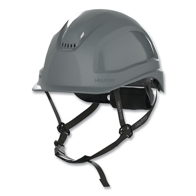 Ceros Vented Safety Helmet, Pre-assembled six-point AirBridge suspension system, XP450A, Grey