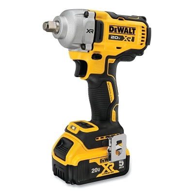 20V MAX* XR Mid-Range Impact Wrench, 1/2 in Drive, 20 V, 2000 RPM, Kit, Hog Ring Anvil, Cordless